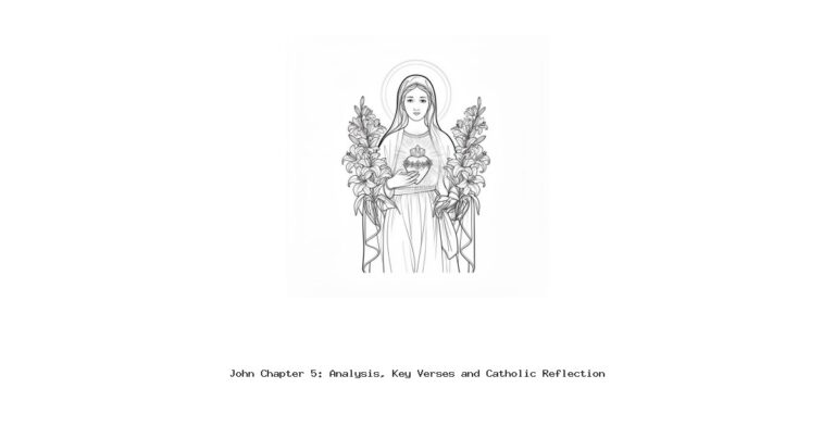 John Chapter 5: Analysis, Key Verses and Catholic Reflection