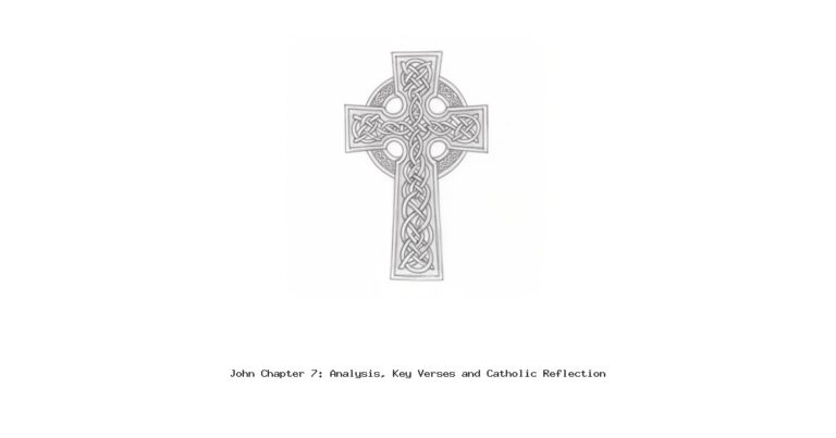 John Chapter 7: Analysis, Key Verses and Catholic Reflection