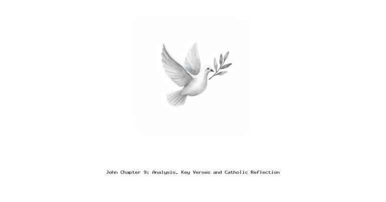 John Chapter 9: Analysis, Key Verses and Catholic Reflection