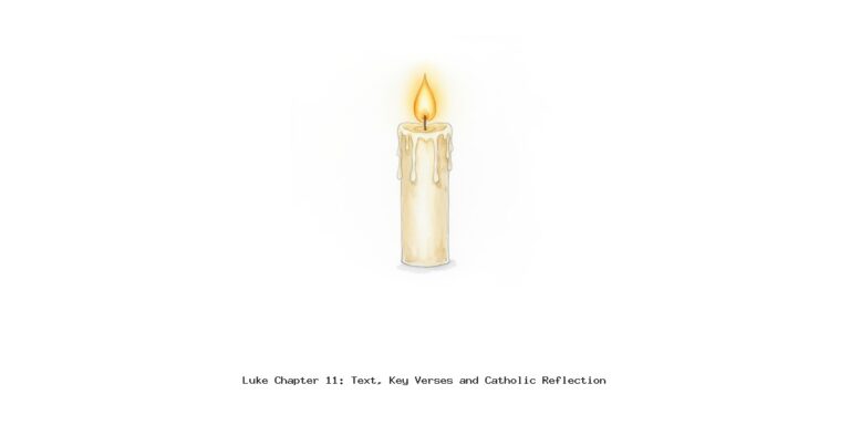 Luke Chapter 11: Text, Key Verses and Catholic Reflection