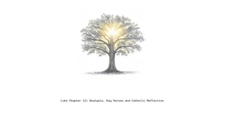 Luke Chapter 12: Analysis, Key Verses and Catholic Reflection