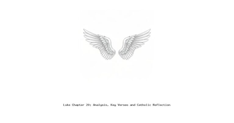 Luke Chapter 20: Analysis, Key Verses and Catholic Reflection