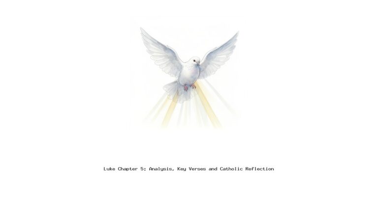 Luke Chapter 5: Analysis, Key Verses and Catholic Reflection