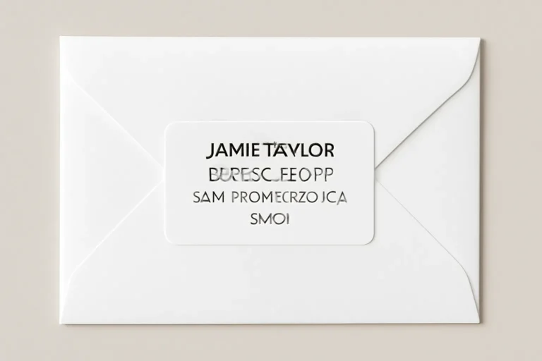 modern address labels