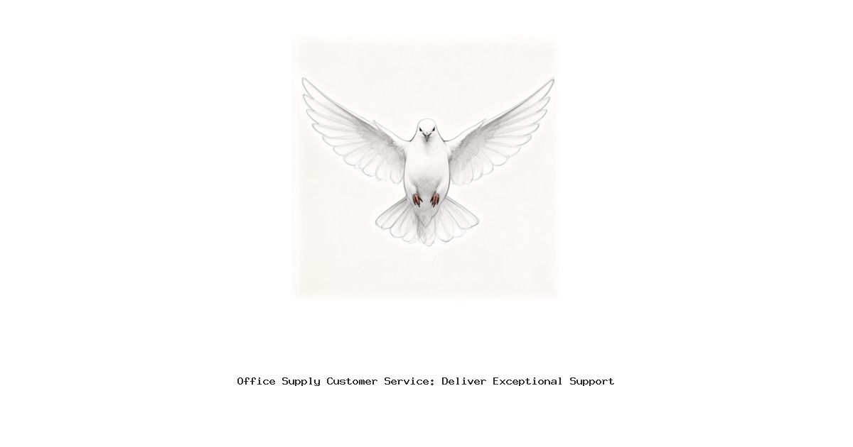 Office Supply Customer Service: Deliver Exceptional Support