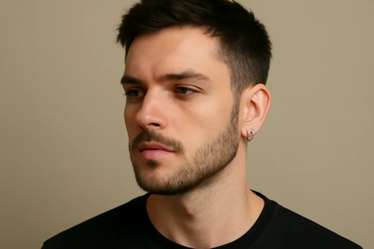 pierced men