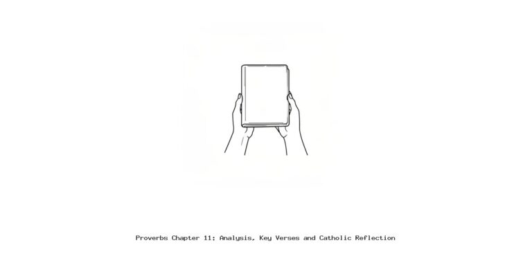 Proverbs Chapter 11: Analysis, Key Verses and Catholic Reflection