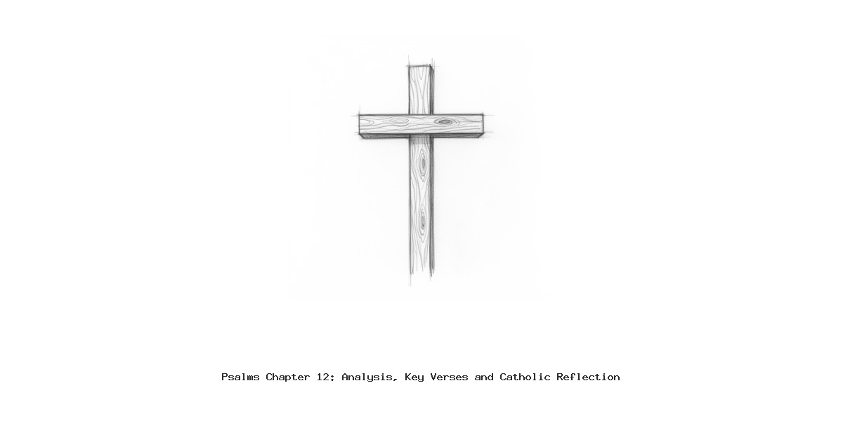 Psalms Chapter 12: Analysis, Key Verses and Catholic Reflection
