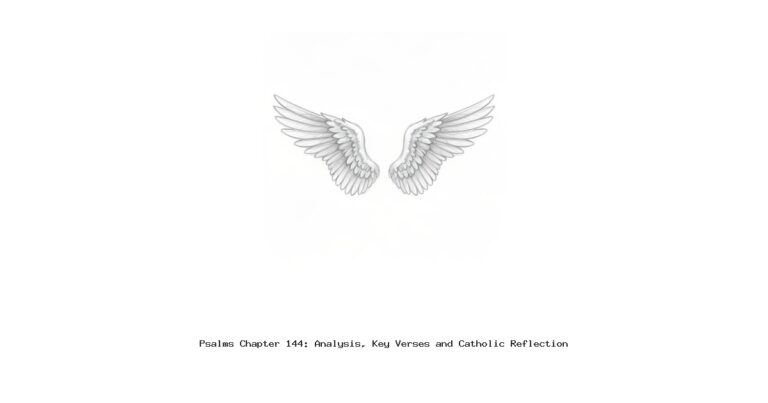 Psalms Chapter 144: Analysis, Key Verses and Catholic Reflection