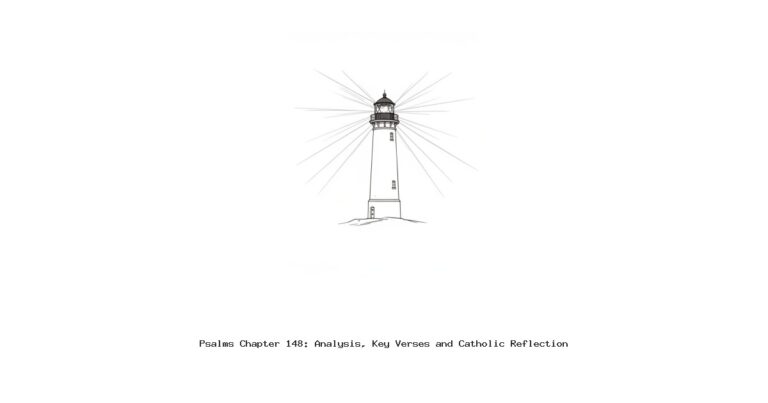 Psalms Chapter 148: Analysis, Key Verses and Catholic Reflection