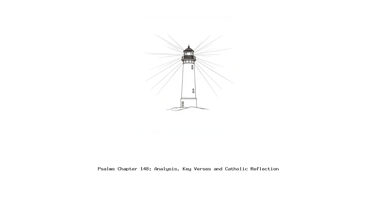 Psalms Chapter 148: Analysis, Key Verses and Catholic Reflection