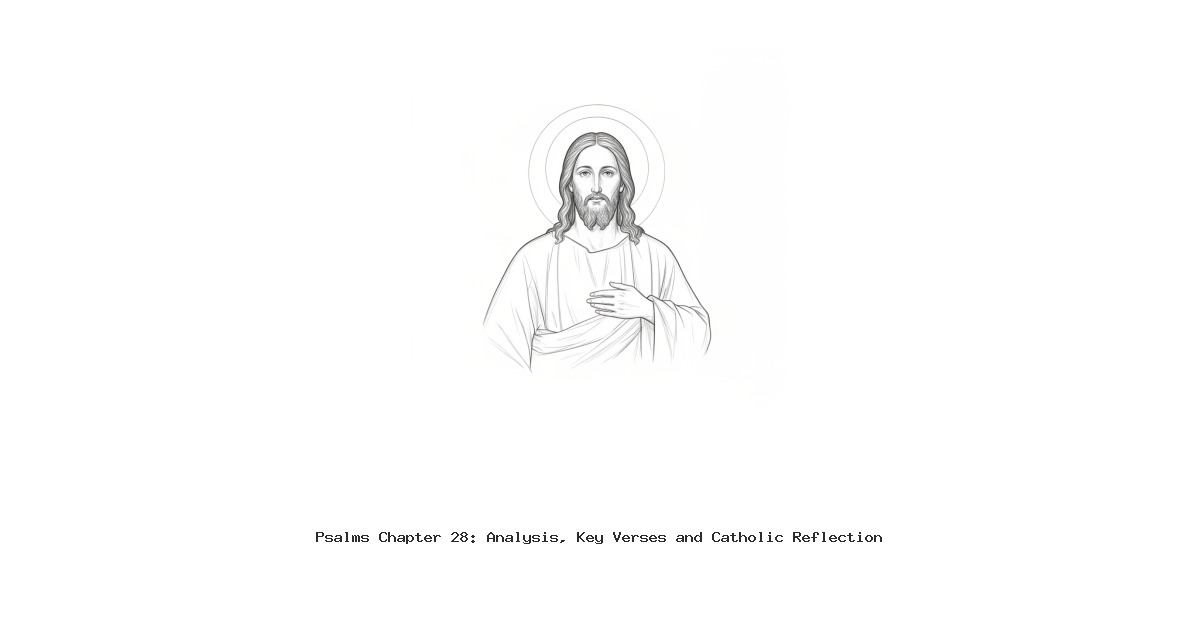 Psalms Chapter 28: Analysis, Key Verses and Catholic Reflection