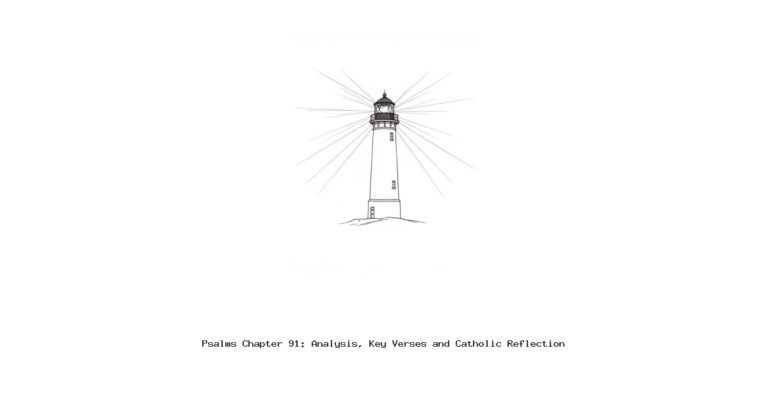 Psalms Chapter 91: Analysis, Key Verses and Catholic Reflection