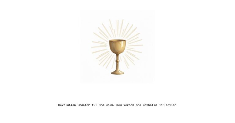 Revelation Chapter 19: Analysis, Key Verses and Catholic Reflection
