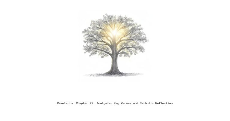 Revelation Chapter 22: Analysis, Key Verses and Catholic Reflection