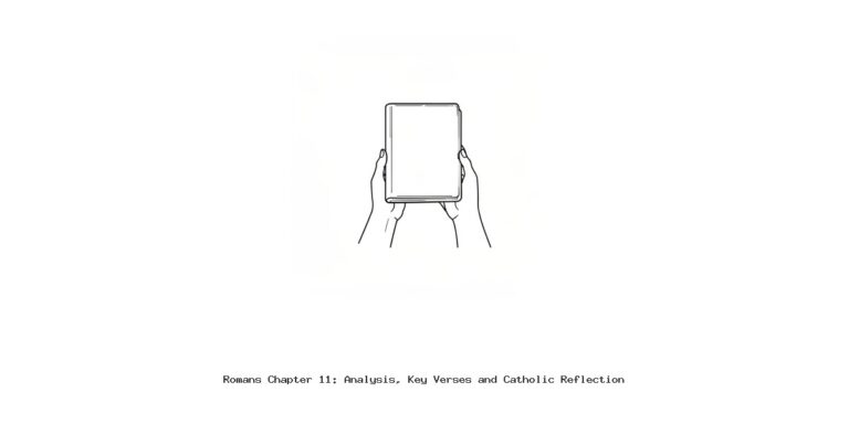 Romans Chapter 11: Analysis, Key Verses and Catholic Reflection