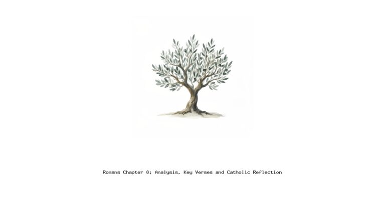 Romans Chapter 8: Analysis, Key Verses and Catholic Reflection