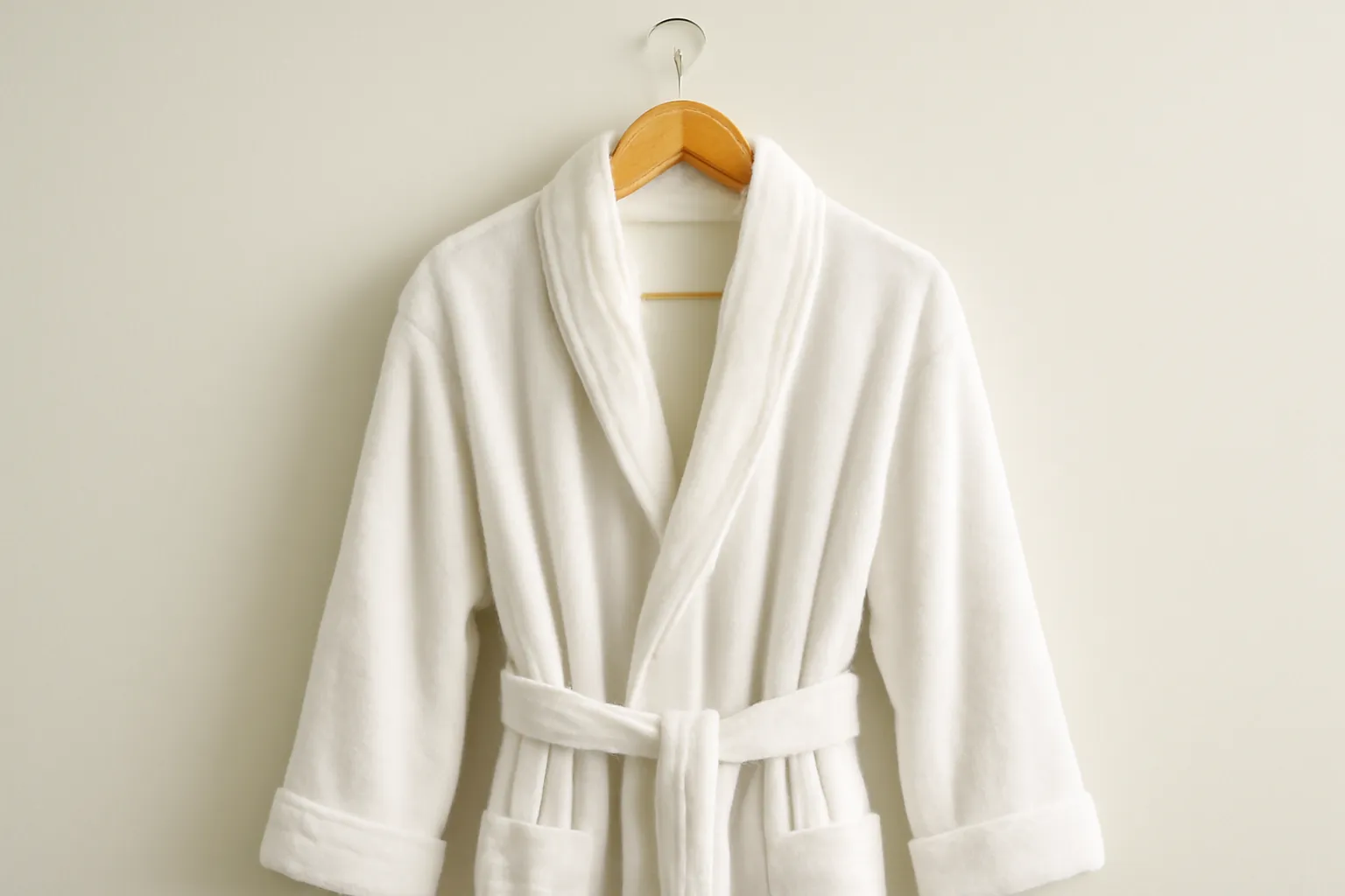 soft white robe