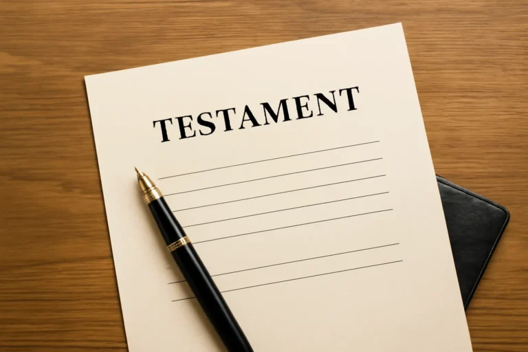 testament sample