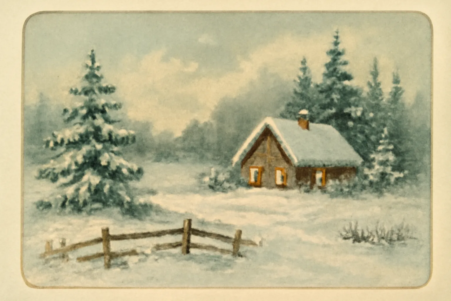 vintage holiday postcards